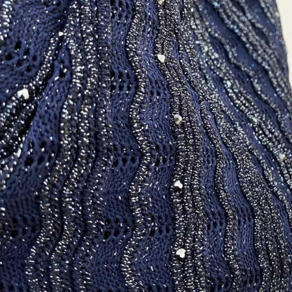 Sandro Paris Knitted Rhinestone Maxi Dress - Picture 10 of 11